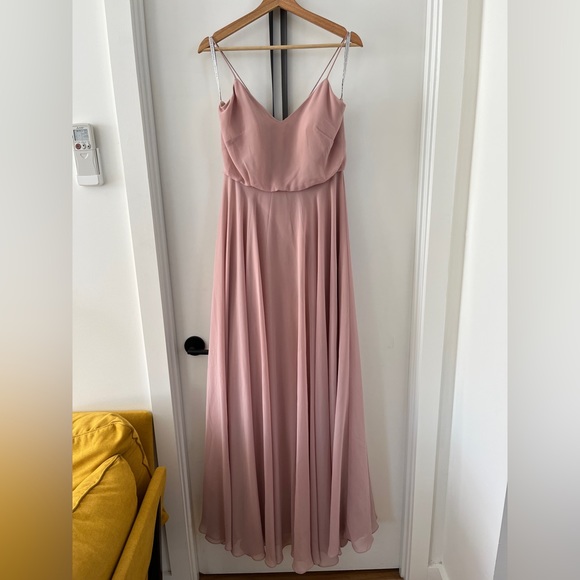 Jenny Yoo Inesse Bridesmaid Dress - Whipped Apricot - Picture 2 of 9